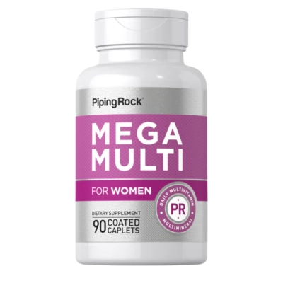Mega Multi Para Mulheres, 90 Cápsulas, PipingRock