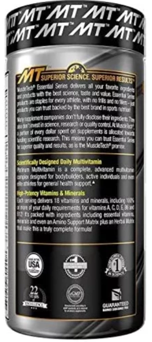 Platinum Multi Vitamin, 90 Capsulas, Muscletech
