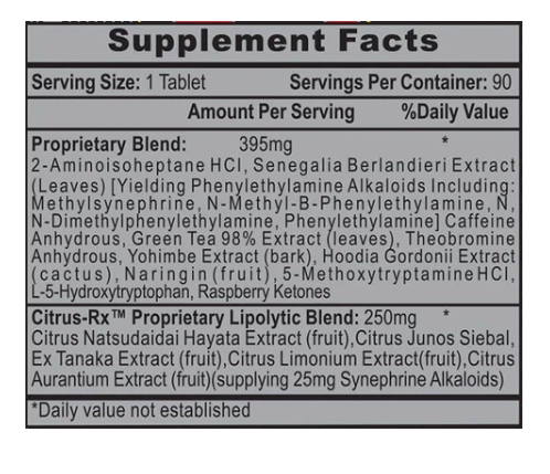Lipodrene Xtreme V2.0, 90 cápsulas, Hi-Tech Pharma