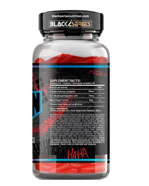 H-queen, 60 cápsulas, Black Series