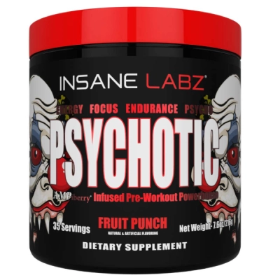 Pre Treino Psychotic Red, Sabores, Insane Labz