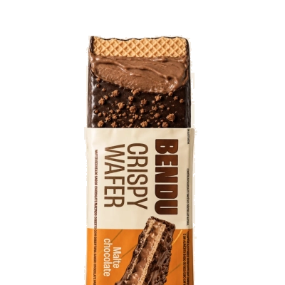 Crispy Wafer, 10g de Proteína,  Sem Açúcar, Kit com 3 Unidades, Sabores, Bendu