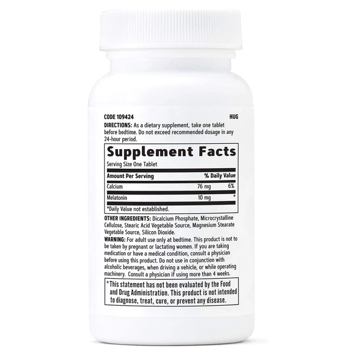 Melatonina, 10mg, 60 Cápsulas, GNC