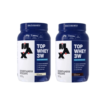 Top Whey 3W + Performance, 900g, Max Titanium
