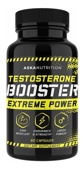 Testosterone Booster, para Homens, 1484mg, 60 Capsulas  AskaNutrition