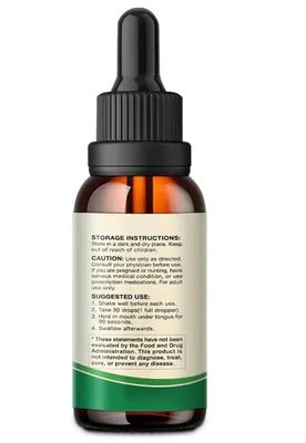 Óleo de Cânhamo orgânico de alta potência, Hemp Oil 25.000, Vegano e natural, 30ml, RiRywony Health