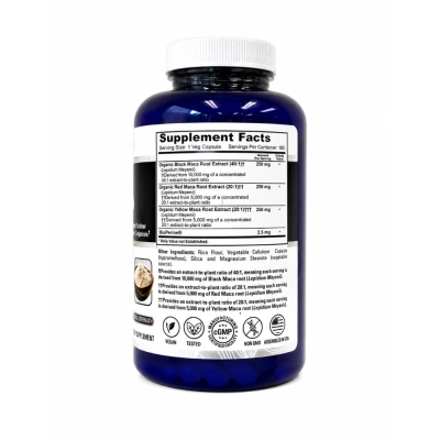 Maca 20.000mg, Energia, Disposição e Vitalidade no Dia a Dia, 180 Cápsulas, NusaPure