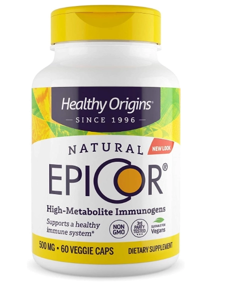 EpiCor, Proteção Imunológica 500mg, 60 Cápsulas, Healthy Origins