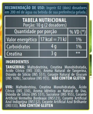 Creatina Monohidratada, 300g, Sabor Laramora , Flora Nativa