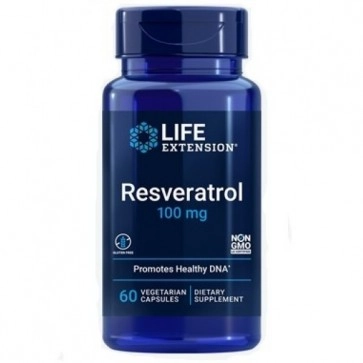 Resveratrol 100mg, 60 cápsulas, Life Extension