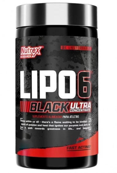 Lipo 6 Black, Ultra Concentrado, 120 Cápsulas, Nutrex, Formula Nacional