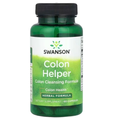 Colon Helper,  Ajudante do cólon, Fórmula de Limpeza do Cólon, 60 Cápsulas, Swanson
