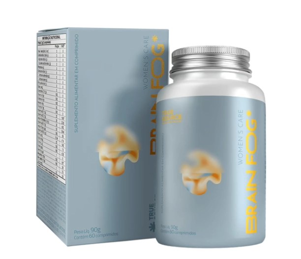 Womens Care Brain Fog, Auxilio cognitivos na  Menopausa, 60 Comprimidos, True Source
