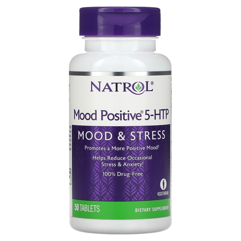 5-HTP 50mg (MOOD & STRESS)  50 cápsulas, Natrol