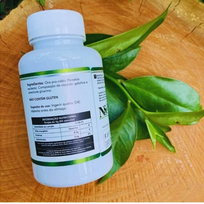 Ora Pro Nóbis, 500mg, 60 Cápsulas, NS Produtos Naturais