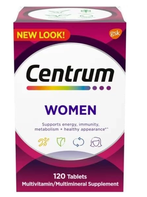 Centrum  Women , 120 Comprimidos, Importado