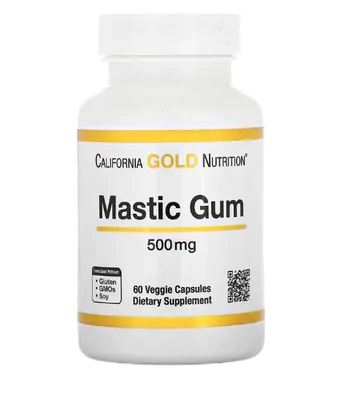 Mastic Goma, Pistacia lentiscus, 500mg, 60 Cápsulas, California Gold Nutrition