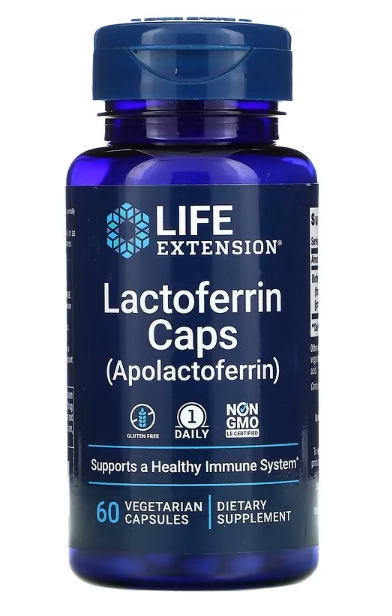 Cápsulas de Lactoferrina, 60 Cápsulas, Life Extension