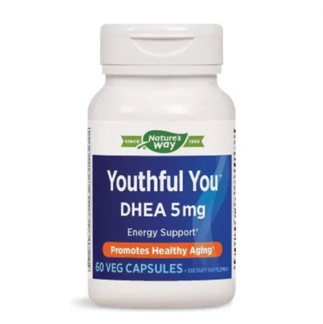 Dhea 5mg,Youthful You, 60 Capsulas, Nature's Way