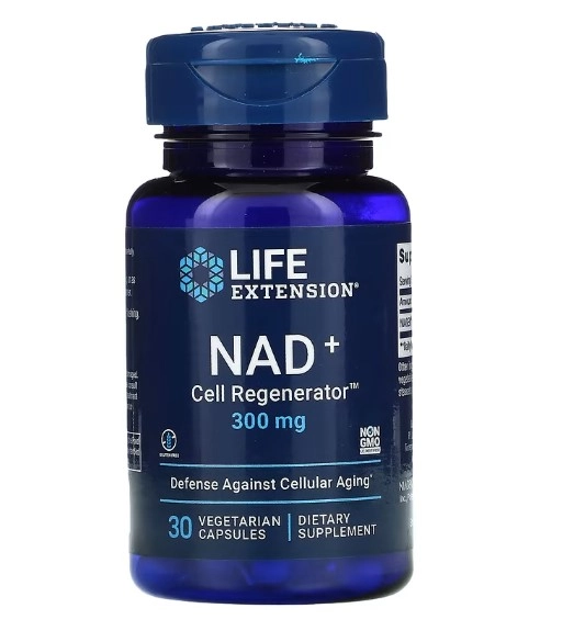 NAD+ Cell Regenerator, Nicotinamide Riboside, 300 mg, 30 cápsulas, Life Extension