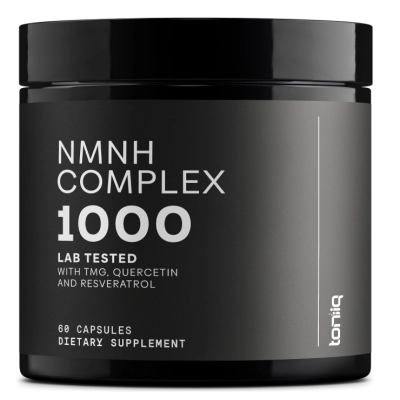 NMNH 1000mg, com Resveratrol, Quercetina e TMG, 60 Cápsulas, Toniiq