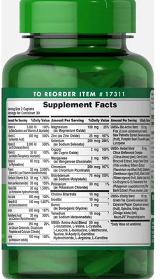 Multivitaminas, Ultra Man 50 Plus, Puritans Pride