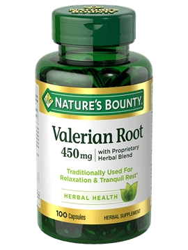 Valeriana Root , 450mg, 100 cápsulas, Natures Bounty