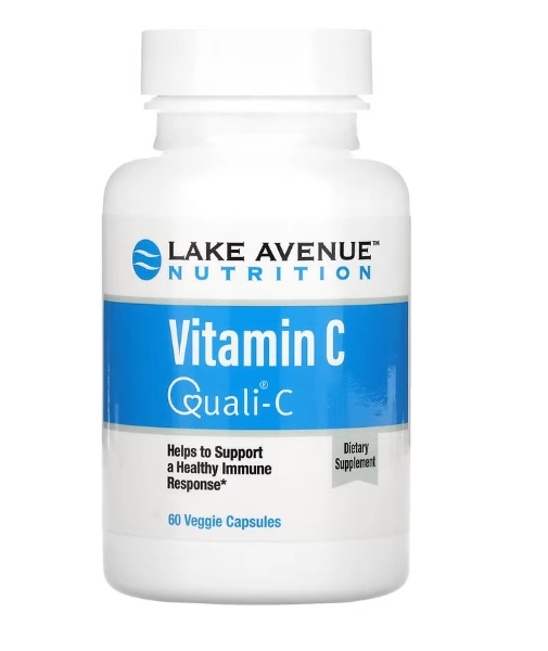 Vitamina C, Quali-C, 1000mg, 60 Cápsulas, Lake Avenue Nutrition