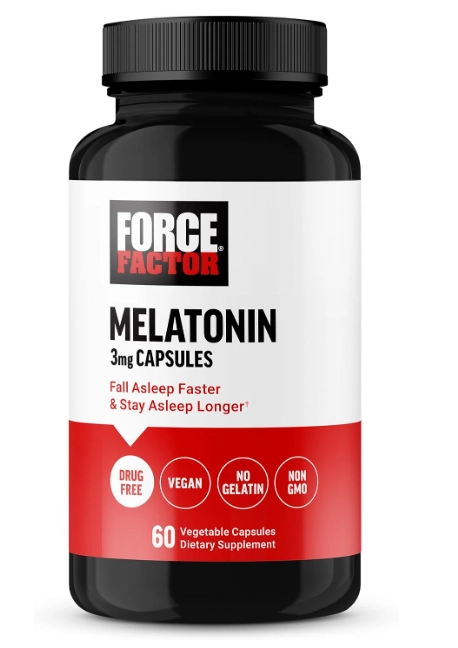 Melatonina 3mg, 60 Cápsulas, Force Factor