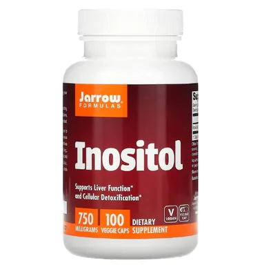 Inositol, 750 mg, 100 Cápsulas, Jarrow Formulas