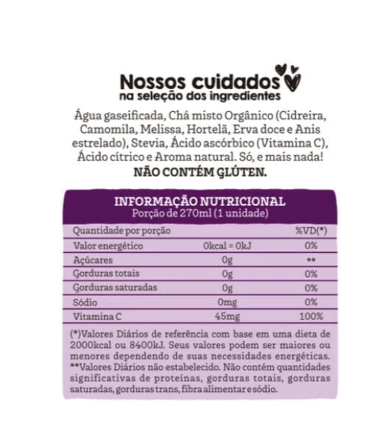 Acalm Orgânico Relax Drink, 270ml, Organ 