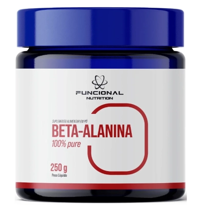 Beta-Alanina 100% Pura, 250g Sem Sabor, Funcional Nutrition