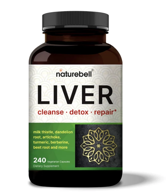 Liver, Limpeza do Fígado, Desintoxicação e Reparação, 240 Cápsulas, NatureBell