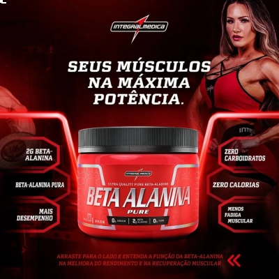 Beta Alanina, 123gr, Integralmedica