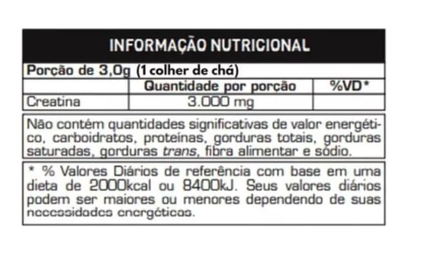 Creatina Monohidratada 100% Pura, 300g, Easy Nutri