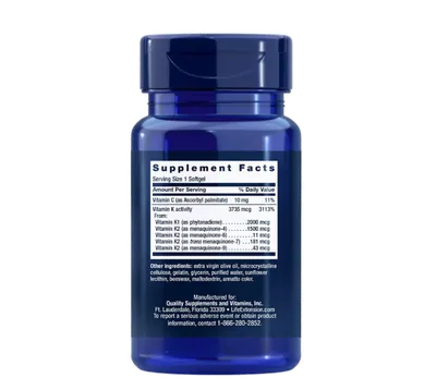 Super K Elite, 30 Softgels, Life Extension