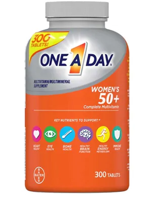 Multivitamínico para Mulheres 50+, 300 Comprimidos, One-A-Day