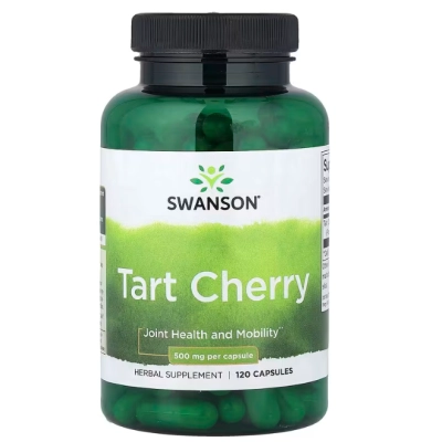 Tart Cherry 500mg, Cereja Azeda,  120 Cápsulas, Swanson