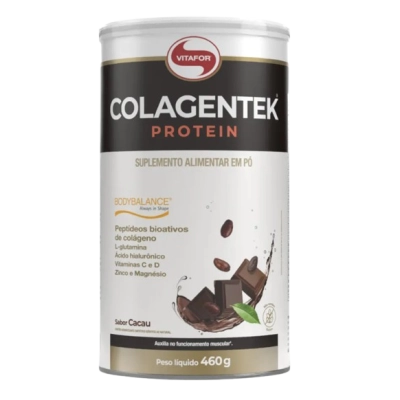 Colágeno Colagentek Protein, Bodybalance, 460g Sabores, Vitafor