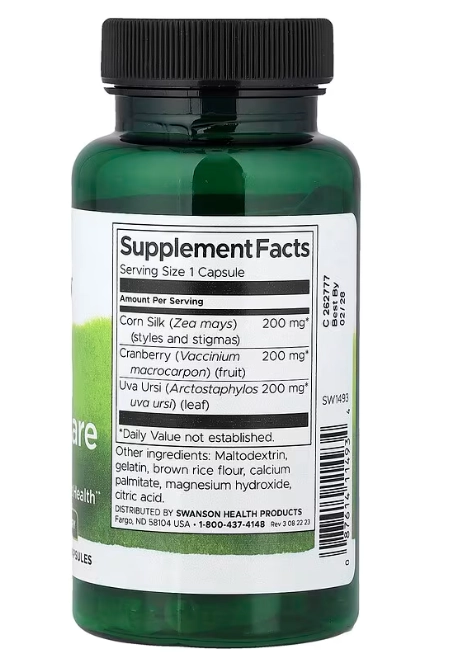 Urinary Care, Tratamento Urinário Herbal, 60 Cápsulas, Swanson