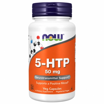 5-HTP 50mg, Capsulas Opções, Now