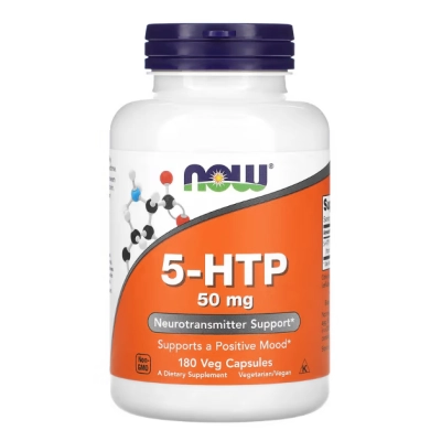 5-HTP 50mg, Capsulas Opções, Now