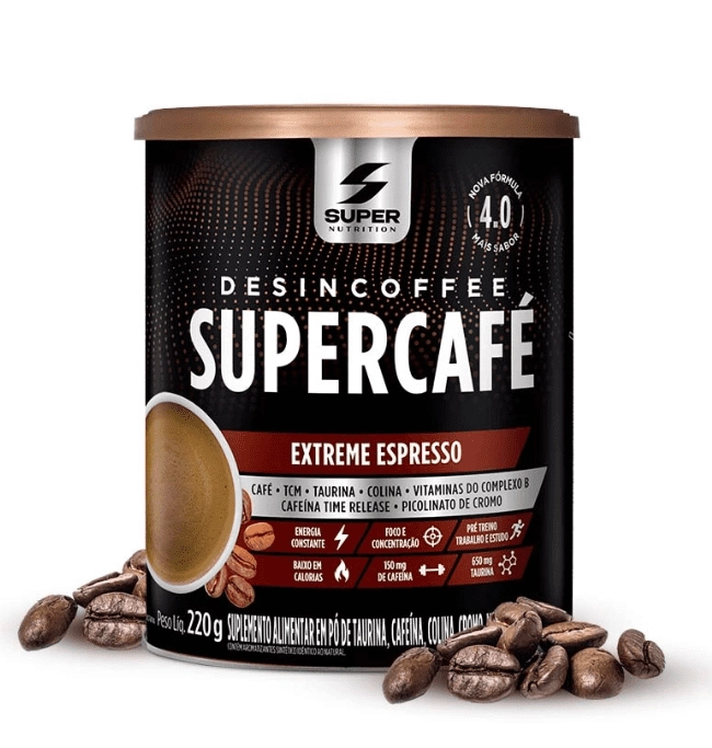 Desincoffee Supercafé, Sabor Extreme Espresso, 220g, Desinchá