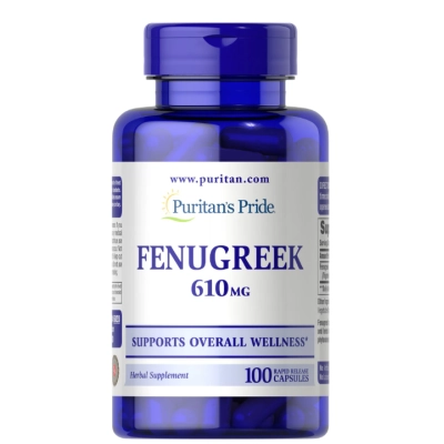 Fenugreek 610mg, Feno-Grego, 100 cápsulas, Puritan&#039;s Pride