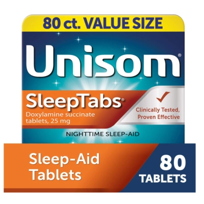 SleepTabs, Comprimidos para dormir, 80 Tablets Unisom