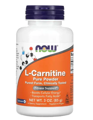 L-Carnitina, Pó Puro, 85g, Now