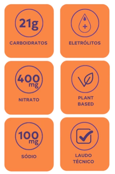 BT 400 Nitrato Gel, Sabor Laranja Com Morango, 30g cada, Caixa com 10, Dobro