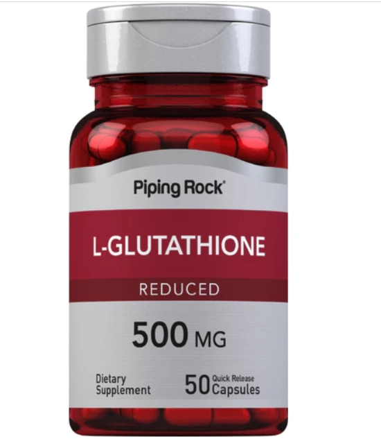 L-Glutationa lipossômica 500mg, 50 Cápsulas, PipingRock