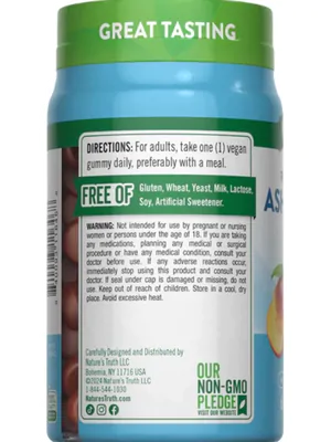 Ashwagandha 500mg, 60 gomas, Nature's Truth