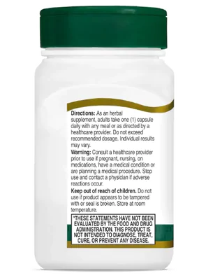 Ashwagandha 500mg, 60 cápsulas, 21st Century